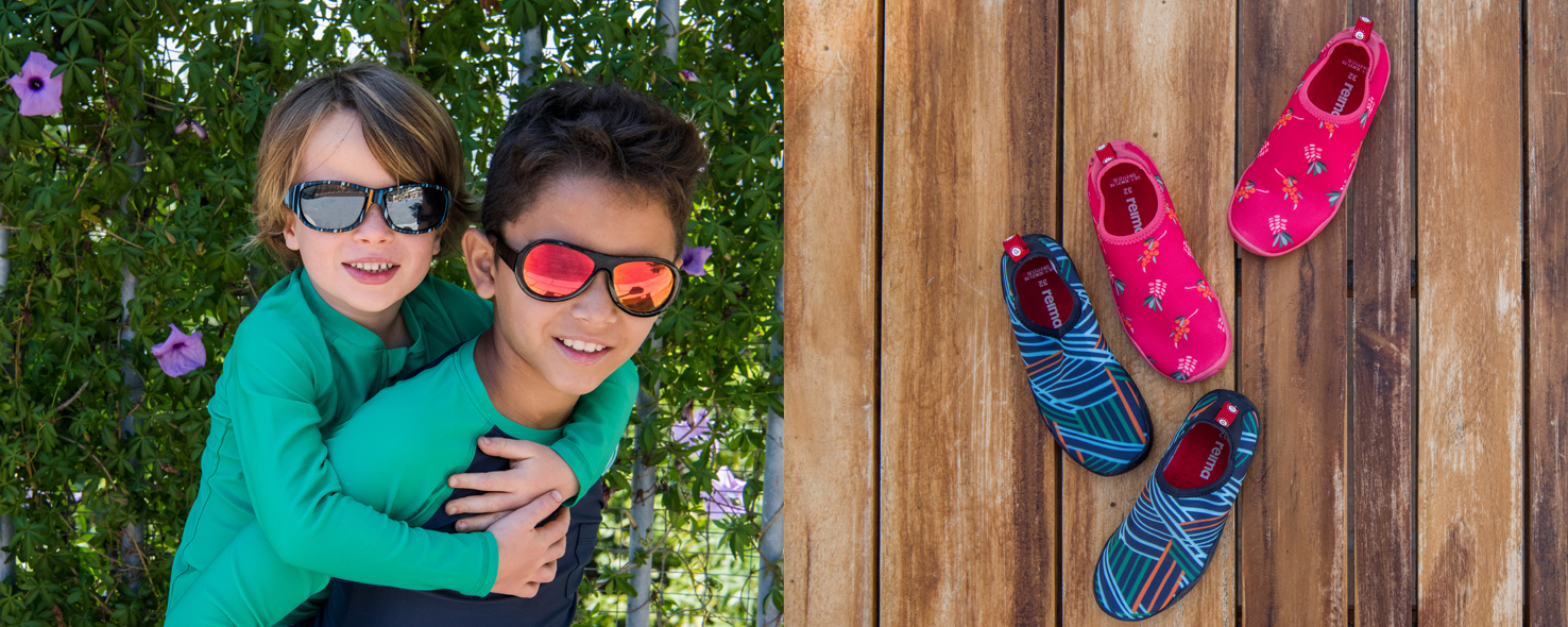 Солнцезахисті аксесуари для дітей