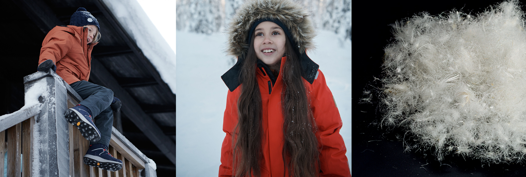 Детская верхняя одежда с пуховым утеплителем