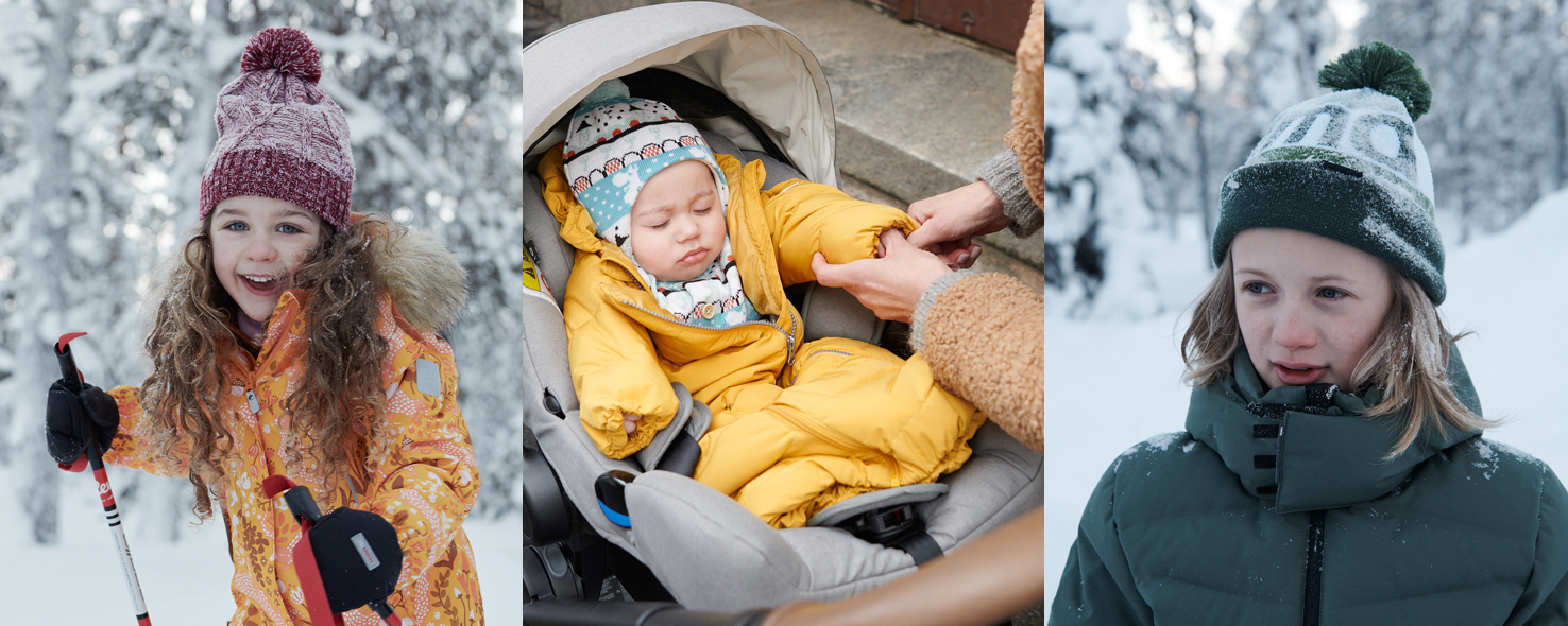 Хлопковые и шерстяные шапки для детей