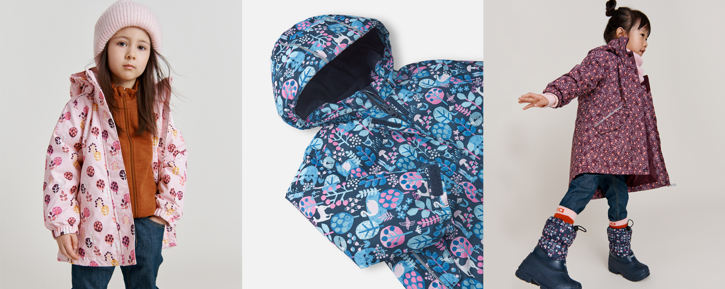 Зимняя детская куртка для девочки