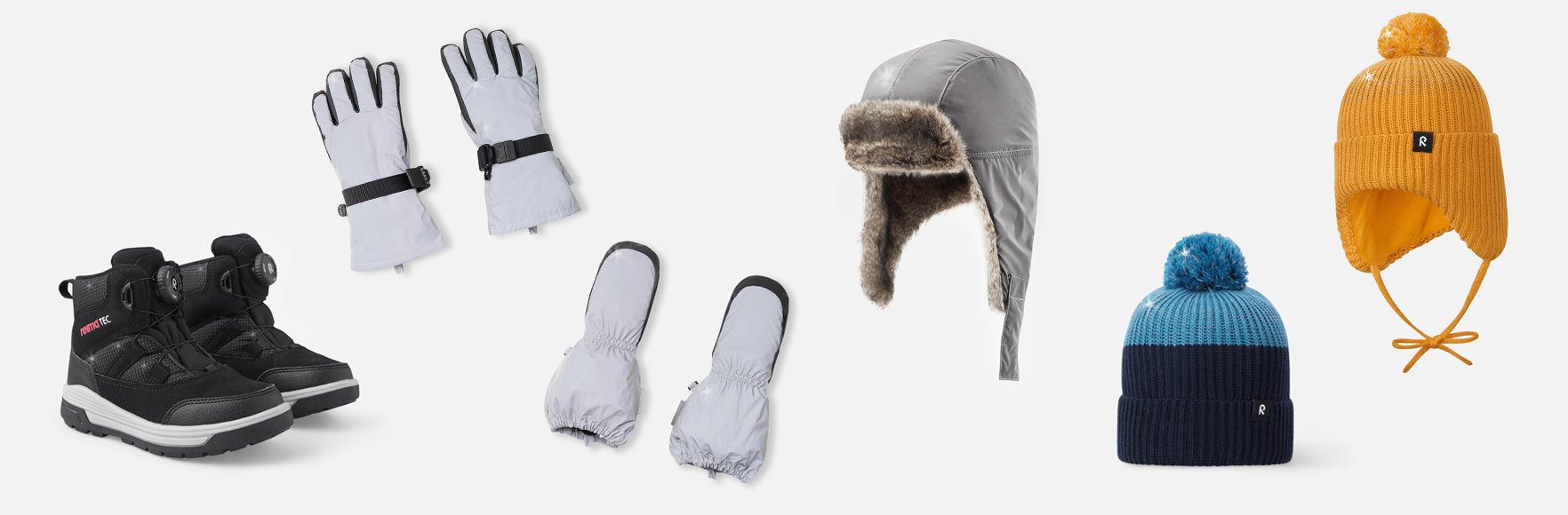 Дитячі аксесуари зі світловідбивними деталями