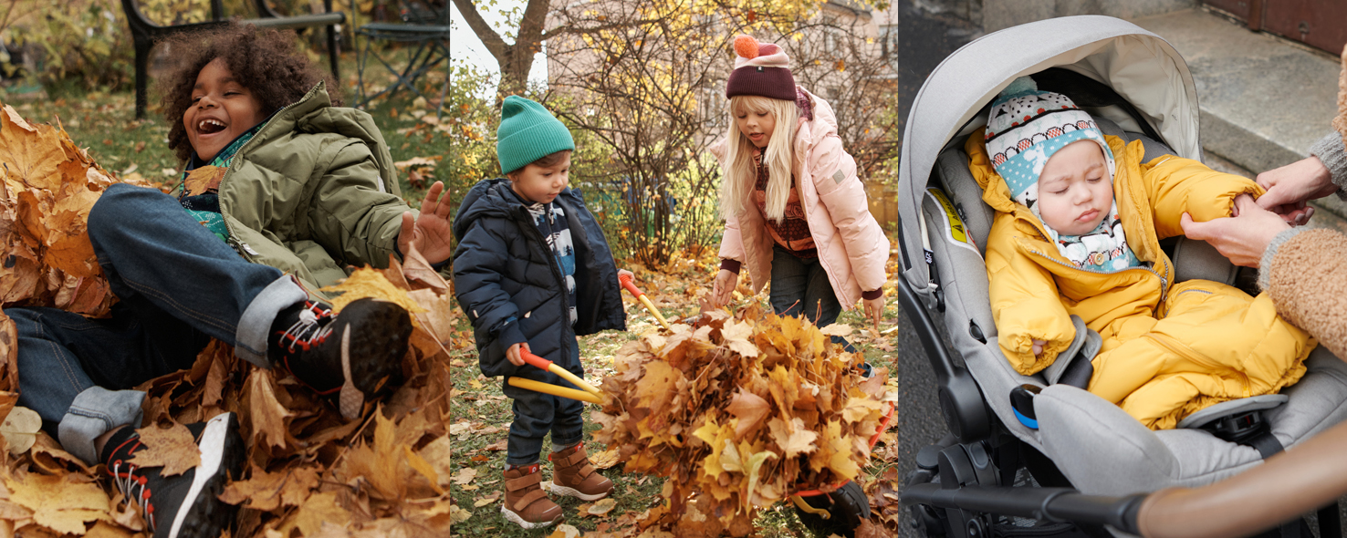 Дитячі демісезонні пухові куртки з кавою