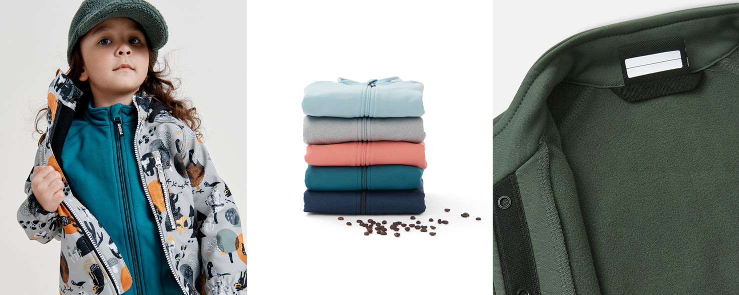 Дитячі велюрові комбінезони та кардигани з кавою