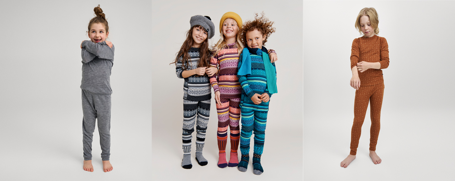 Шерстяное детское термобелье