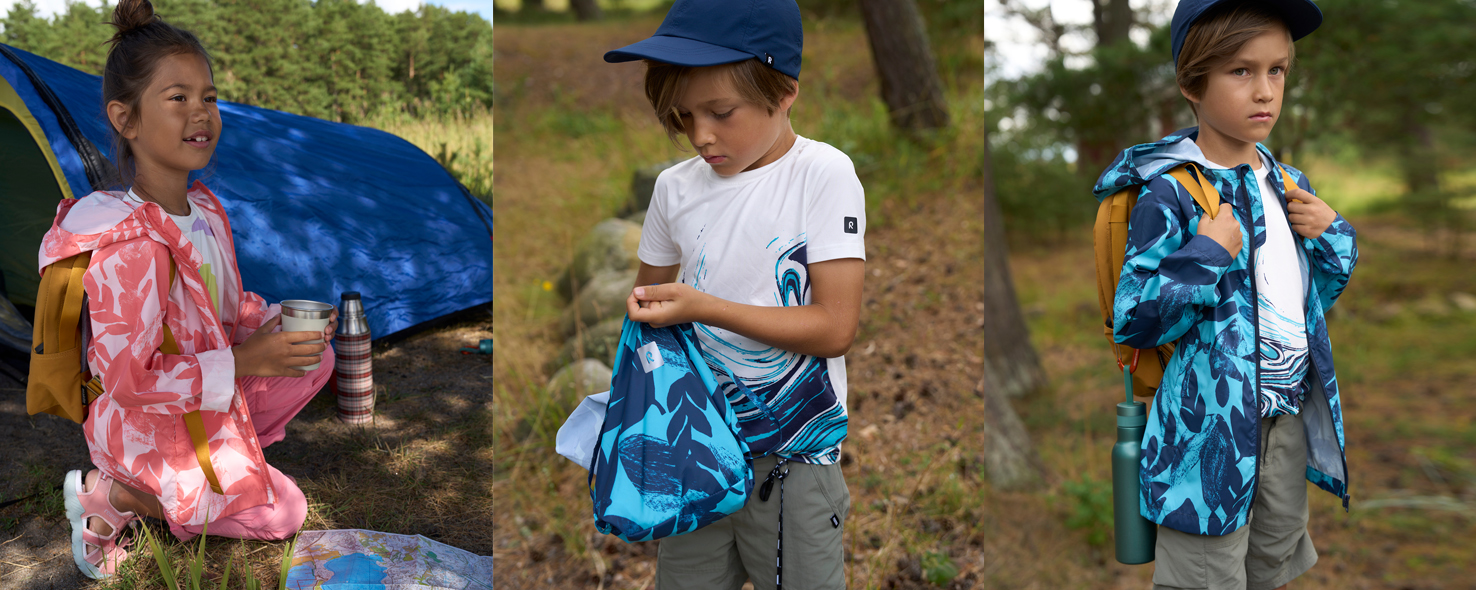 Детская ветровка-рюкзак