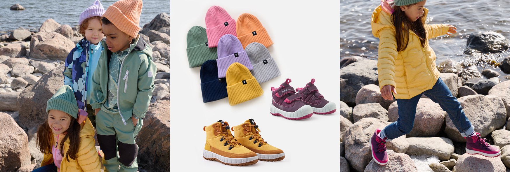 Весняні аксессуари та взуття для дітей