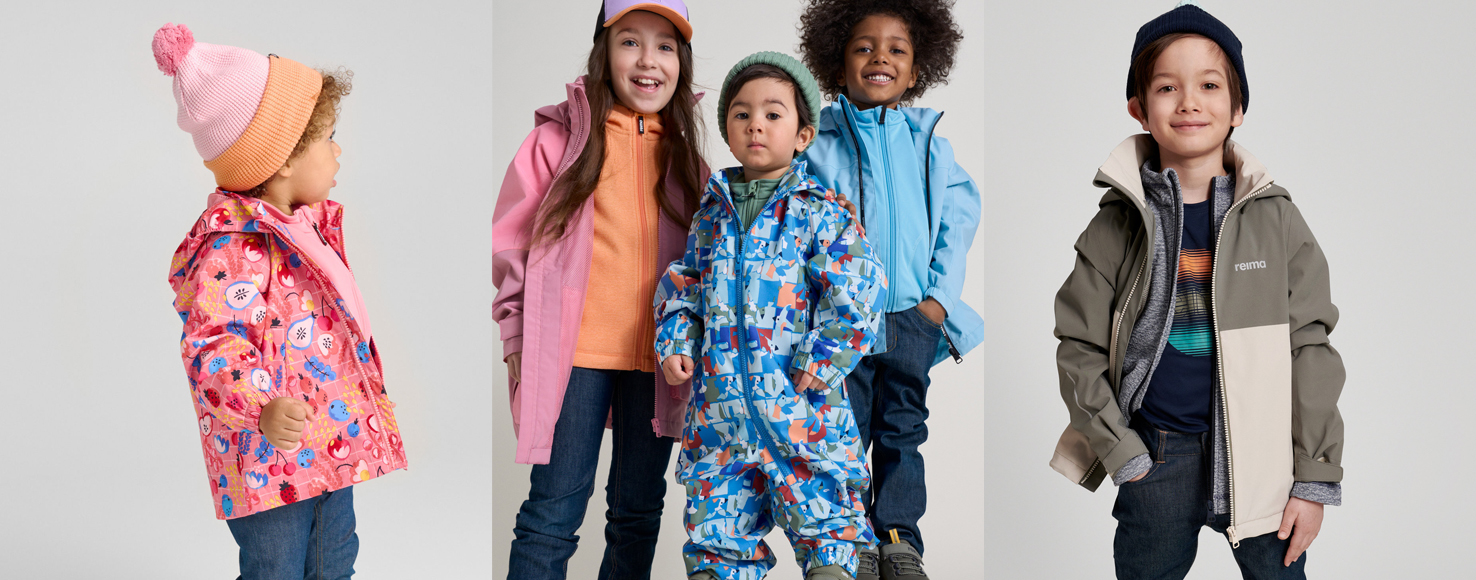 Весенние комбинезоны и куртки для детей
