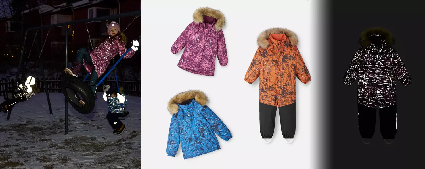 Дитячий одяг зі світловідбивачами