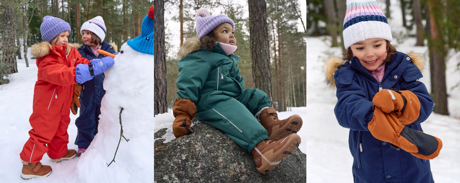 Зимові дитячі комбінезони