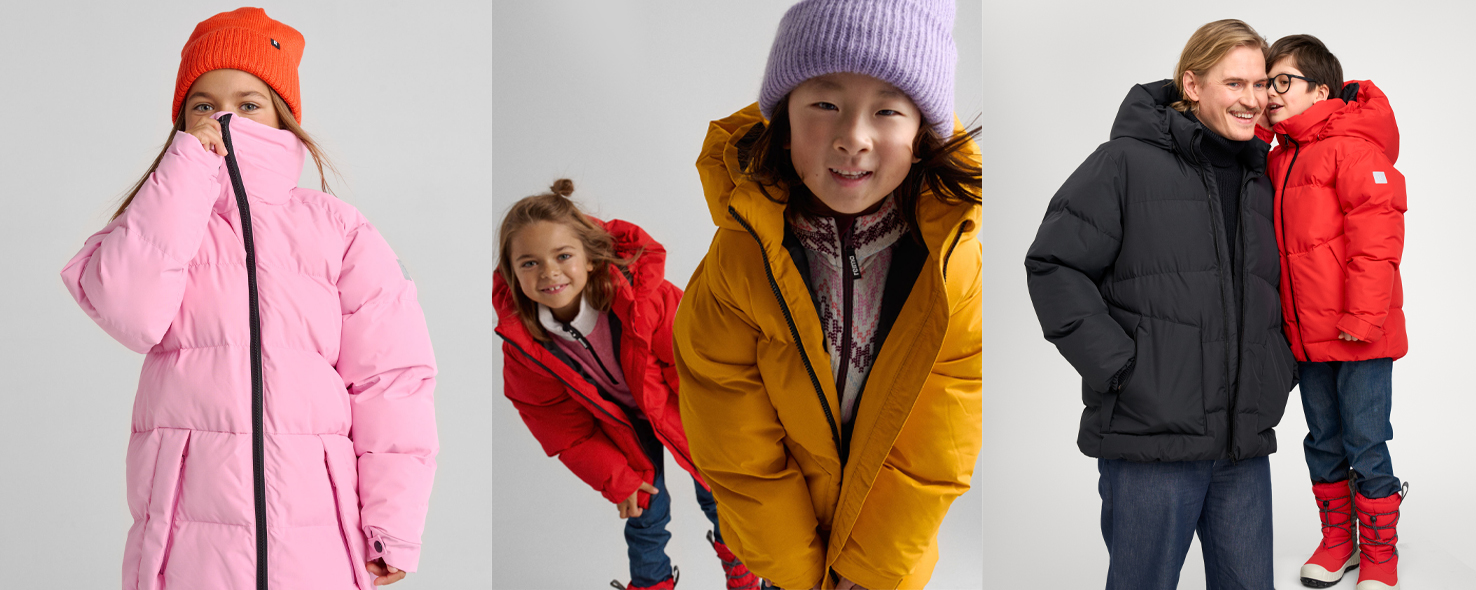 Зимние куртки для детей и взрослых