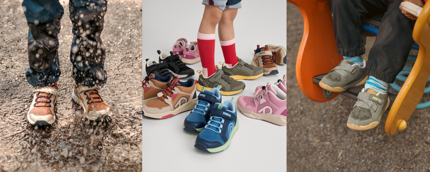 Детские водоотталкивающие кроссовки