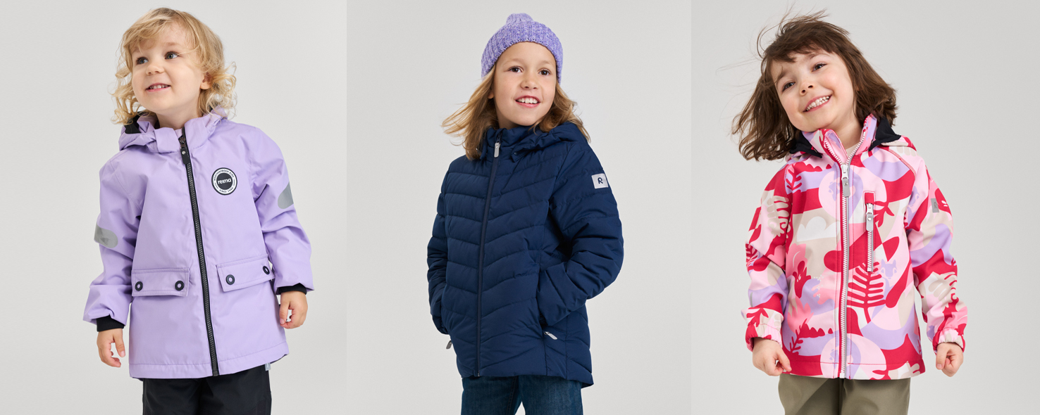 Детские весенние куртки